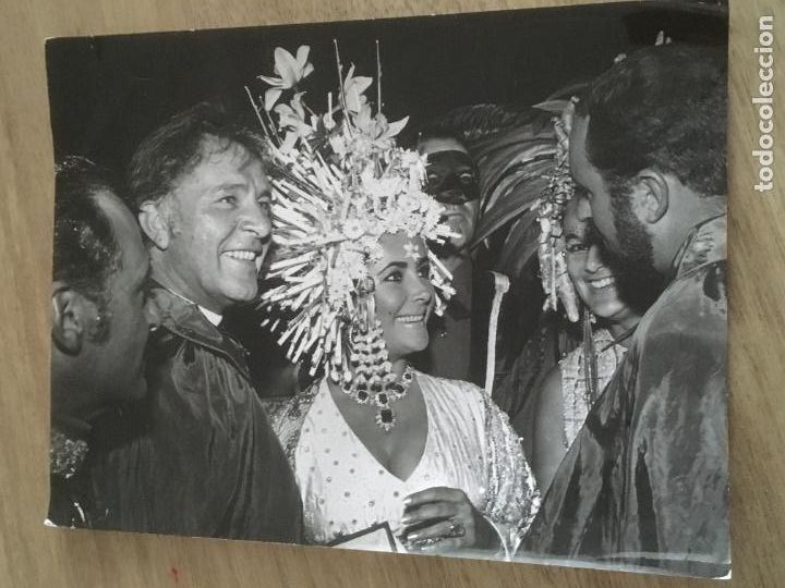 Cine: elizabeth taylor richard burton foto original antigua