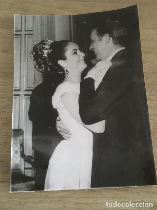 Cine: elizabeth taylor richard burton foto original antigua
