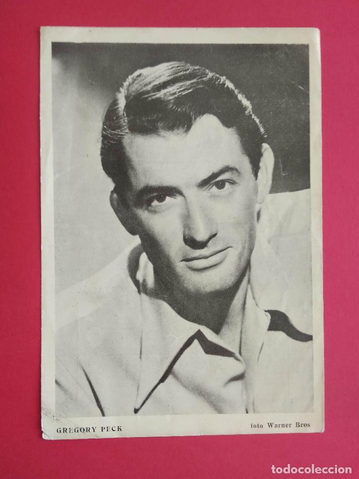 Cine: CROMO COLECCION ARTISTAS DE LA PANTALLA REVISTA FLORITA N&ordm; 14 GREGORY PECK