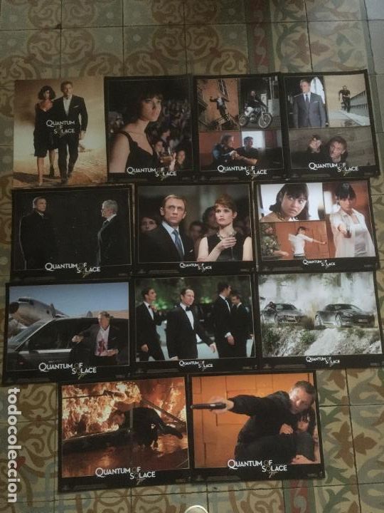 Cine: quantum of solace daniel craig james bond 007 coleccion 12 fotocromos originales estreno