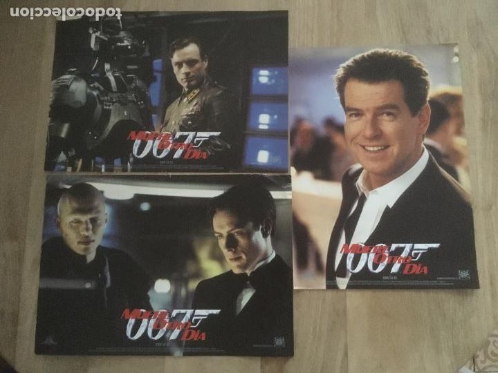 Cine: muere otro dia die another day brosnan james bond 007 3 fotocromos original estreno