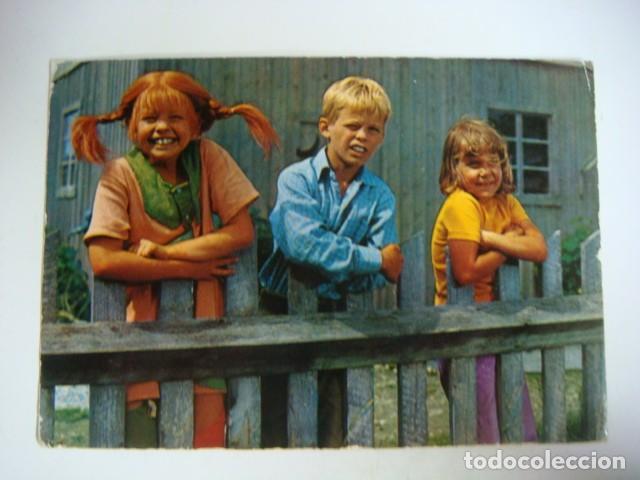 Cine: POSTAL DE PIPI CALZASLARGAS,TOMMY Y ANNIKA-CAJ-POSTAL,N&ordm;-2