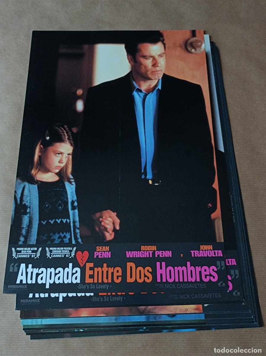 Cinema: 12 FOTOCROMOS PEL&Iacute;CULA ATRAPADA ENTRE DOS HOMBRES - LOTE 2