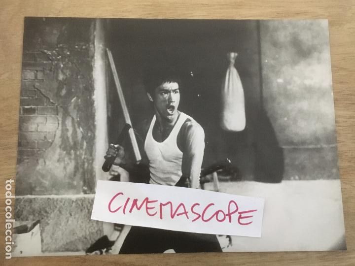 Cine: el furor del dragon bruce lee chuck norris foto original antigua
