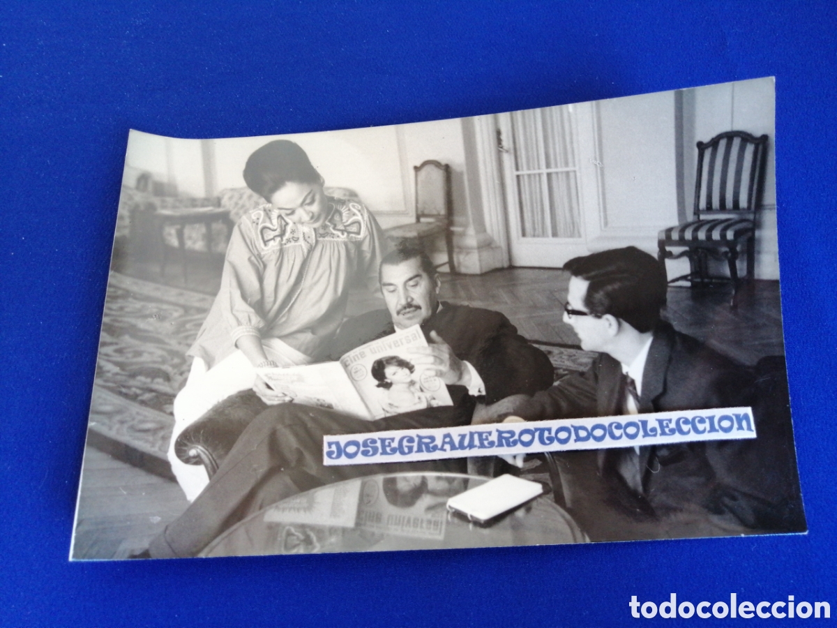 Cine: FESTIVAL DE CINE SAN SEBASTI&Aacute;N ACTOR EMILIO FERNANDEZ ACTRIZ-PRENSA SELLO FOTOGRAFICO SAN SEBASTI&Aacute;N