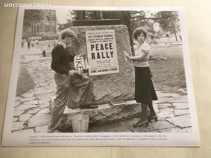 Cine: tal como eramos the way we were robert redford barbra streisand foto americana original estreno