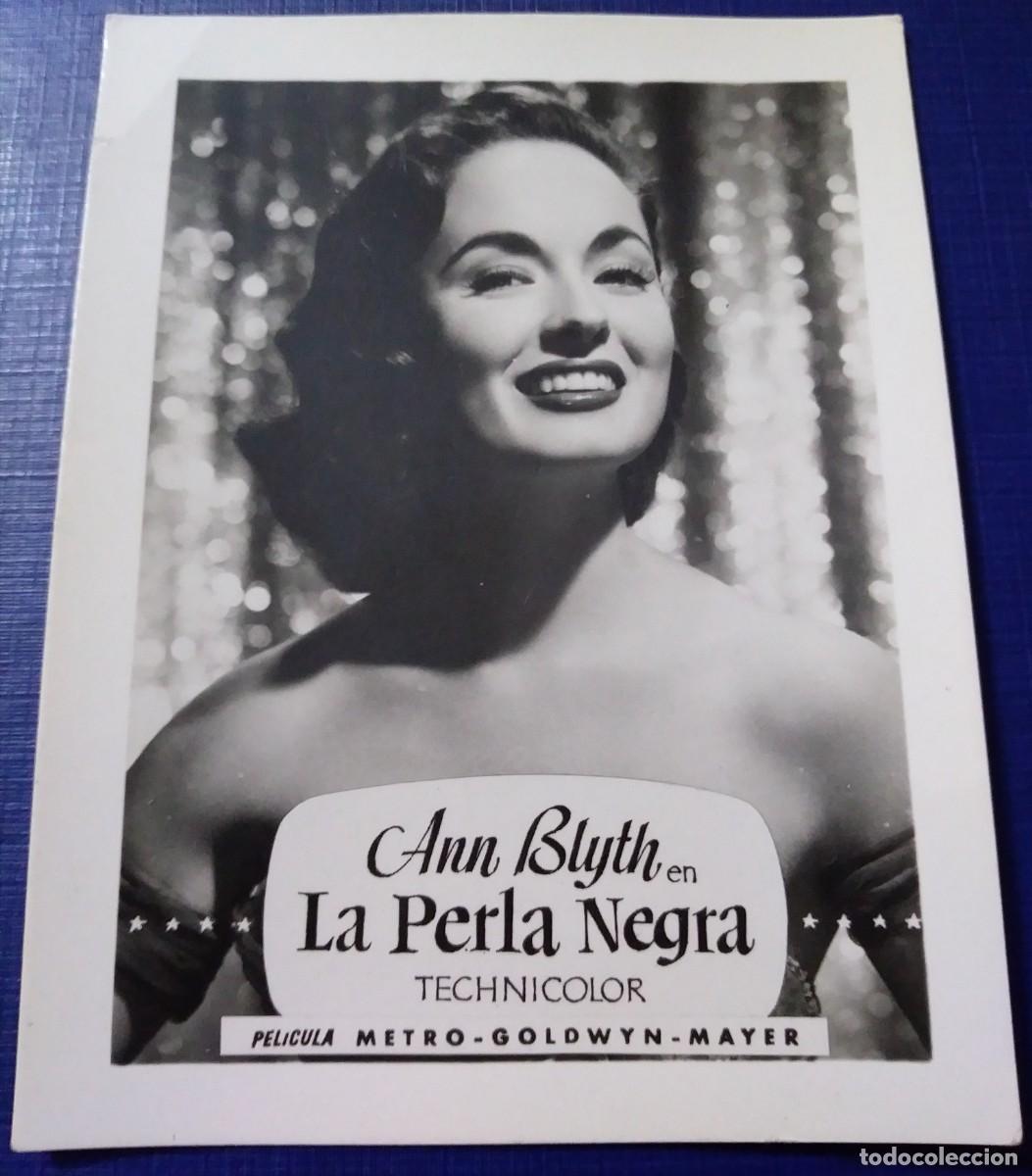 Cinema: Antigua foto postal de ANN BLYTH EN LA PERLA NEGRA - Metro Goldwyn Mayer