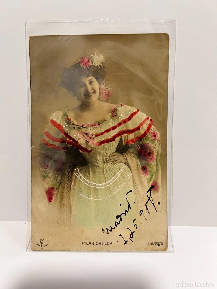 Cin&eacute;ma: TARJETA POSTAL. ACTRIZ. PILAR ORTEGA. MP 11G/2070
