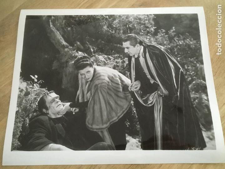 Cine: contra los fantasmas abbott costello meet frankenstein lugosi karloff foto original reposicion 1975