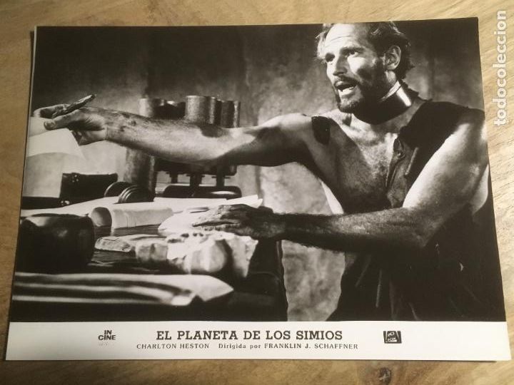 Cine: el planeta de los simios planet of apes charlton heston foto original estreno