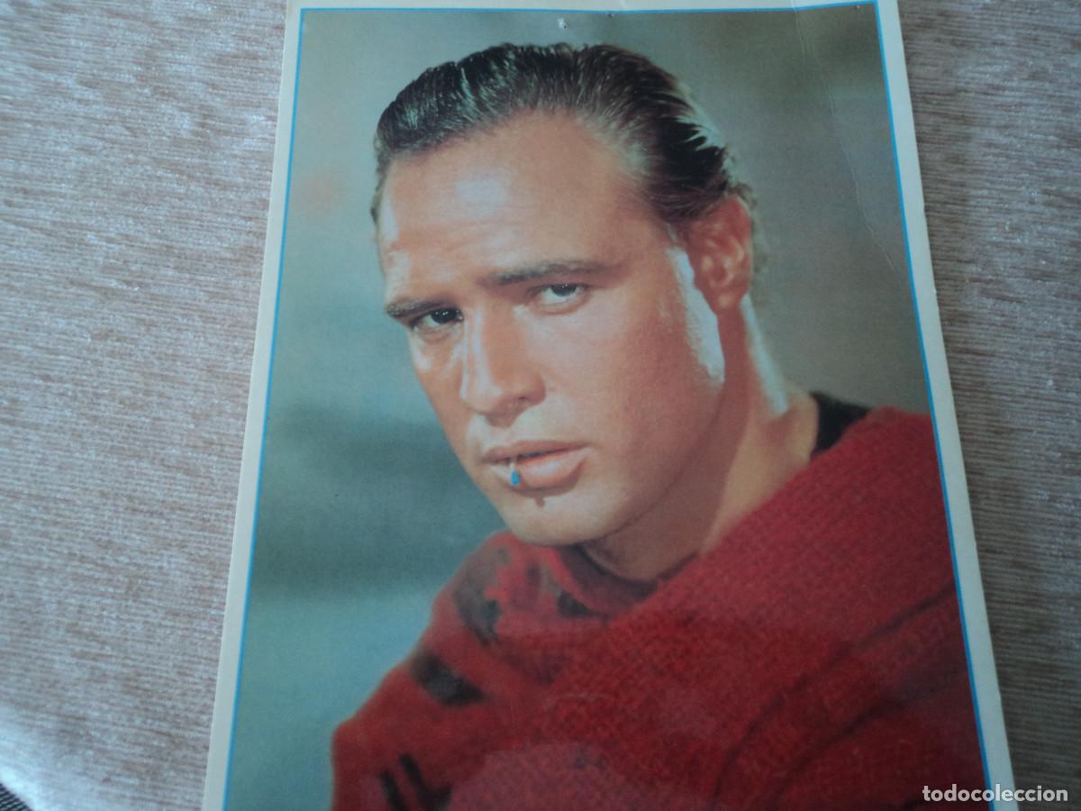 Cine: FICHA CACITEL N&ordm; 77 MARLON BRANDON, 26 X 20 CM