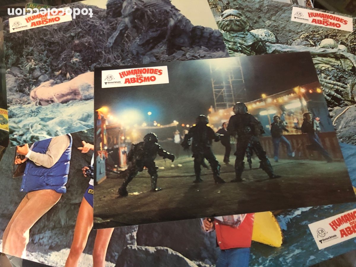 Cinema: SET COMPLETO 12 FOTOCROMOS ESTRENO PELICULA TERROR HUMANOIDES DEL ABISMO ESPA&Ntilde;OL