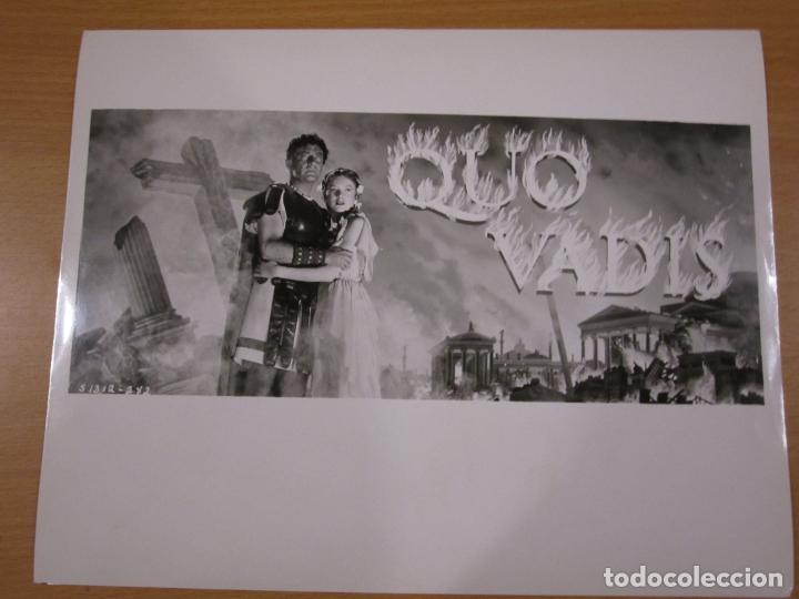 Cine: Quo Vadis - foto b/n original usa - film scene robert taylor deborah kerr