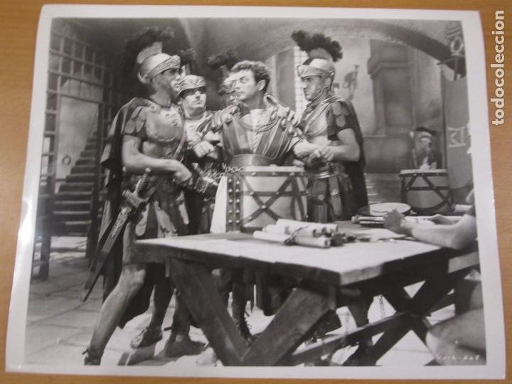 Cine: Quo Vadis - foto b/n original usa - film scene robert taylor