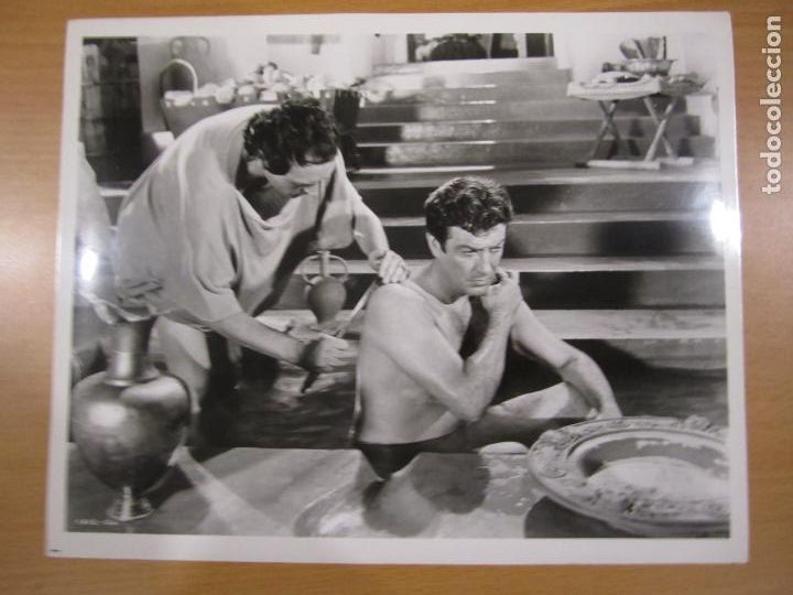 Cine: Quo Vadis - foto b/n original usa - film scene robert taylor