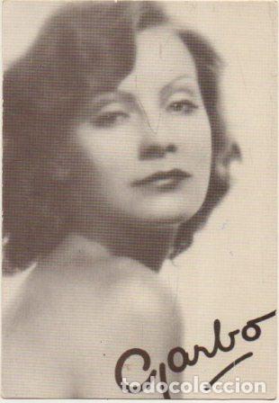 Cine: FOTOGRAFIA DE ACTORES DE CINE. POSTAL DE GRETA GARBO. 15X10,3 CM CI-1400