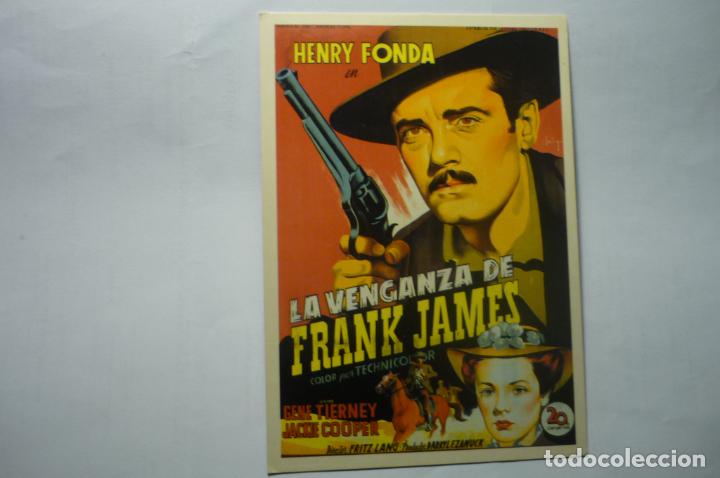 Cine: postal cartel la venganza de frank james henry fonda