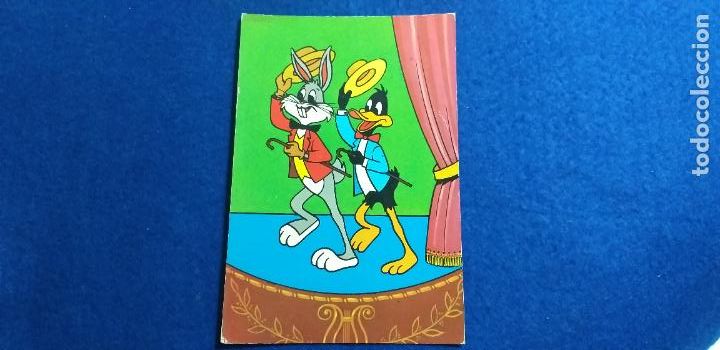 Cine: Postal dibujo animado. Bugs Bunny y Pato Lucas. N&ordm; 804 - Editorial TarjeFher 1965. Sin CIRCULAR