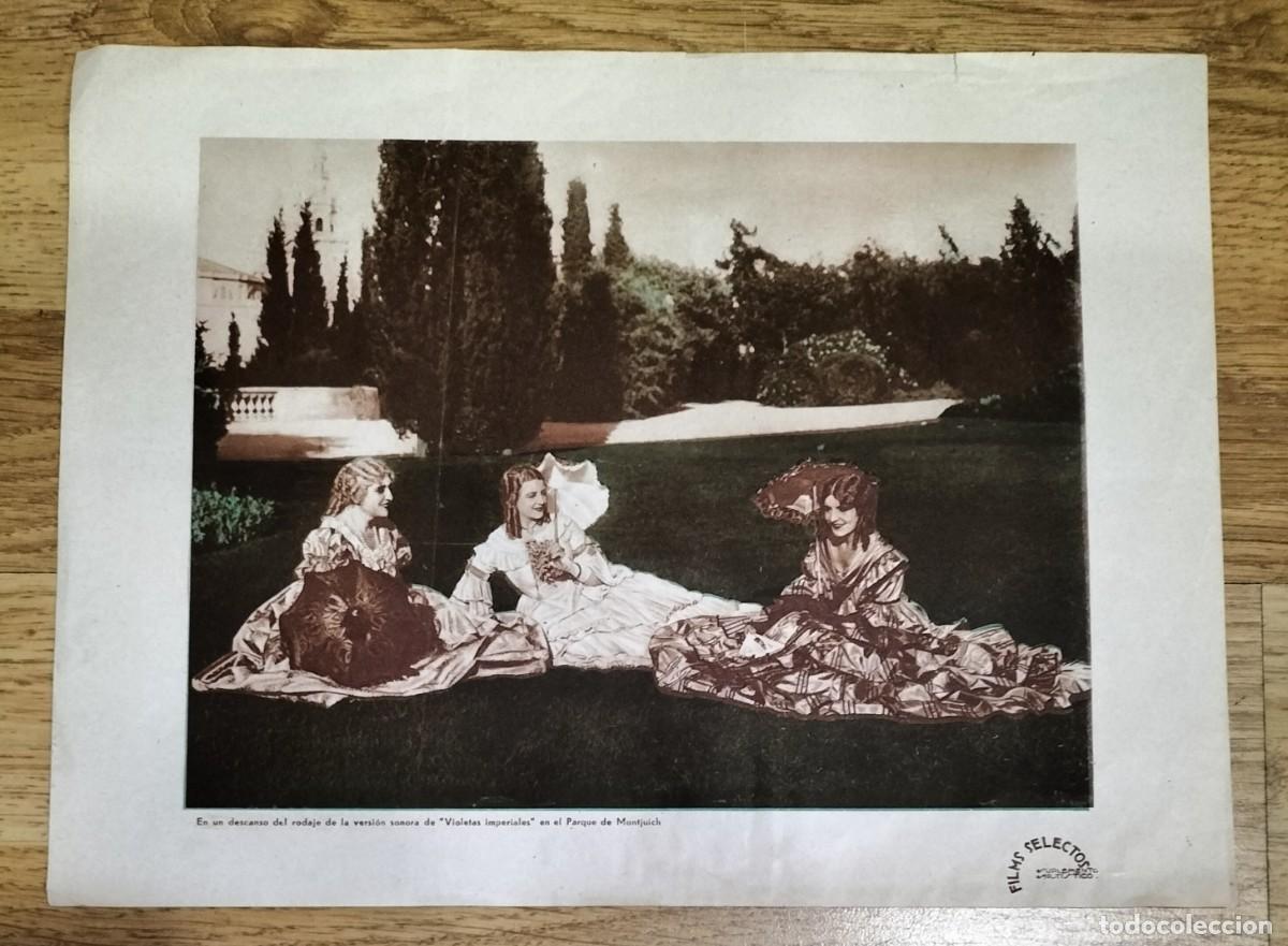 Cine: SUPLEMENTO ART&Iacute;STICO DE LA PEL&Iacute;CULA VIOLETAS IMPERIALES (VERSI&Oacute;N SONORA), FILMS SELECTOS, 1932