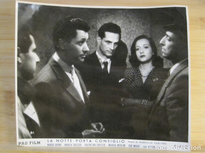 Cine: LA NOTTE PORTA CONSIGLIO-FOTOGRAFIA DE CINE-VER FOTOS-(V-24.264)