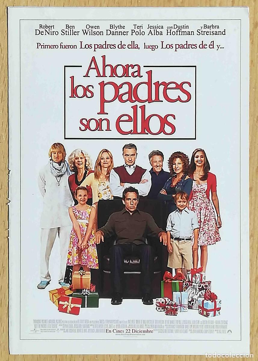 Cine: Ahora los padres son ellos (Robert De Niro, Ben Stiller) Programa de mano revista acci&oacute;n