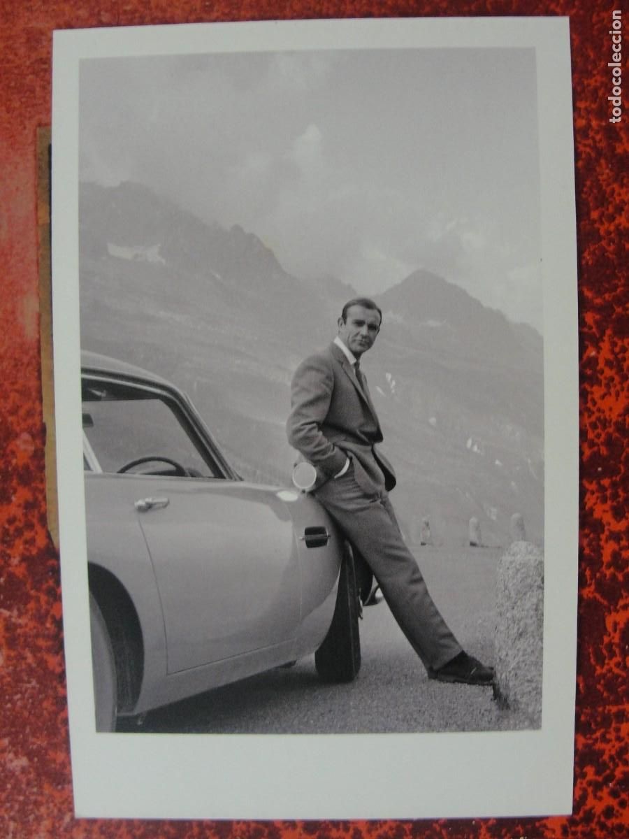 Cine: POSTAL SEAN CONNERY - GOLDFINGER - ASTON MARTIN D 85 - UNICA EN TC - IMPECABLE