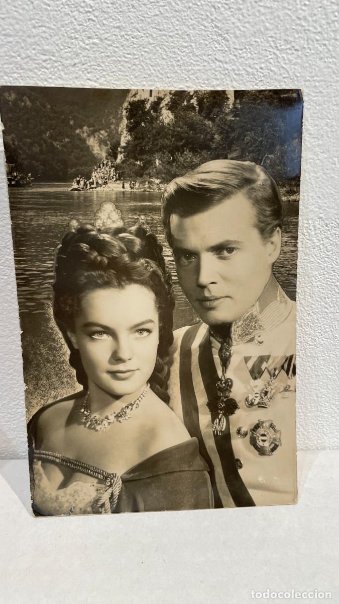 Cine: POSTAL ANTIGUA ROMY SCHNEIDER Y KARLHENZ BOHM