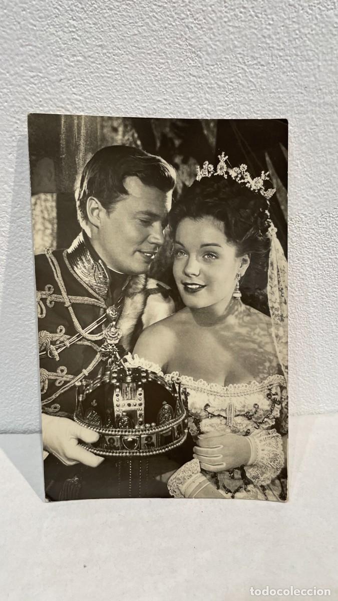 Cine: POSTAL ANTIGUA ROMY SCHNEIDER Y KARLHENZ BOHM