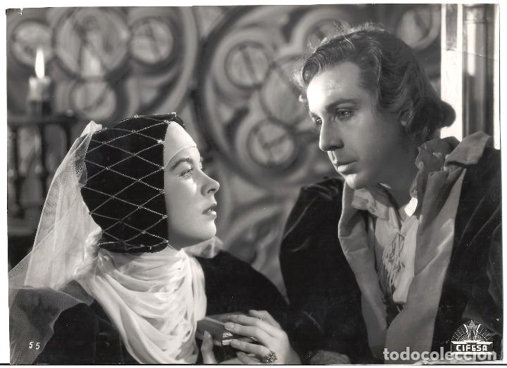 Cinema: F34250 AURORA BAUTISTA FERNANDO REY LOCURA DE AMOR FOTO CIFESA B/N ORIGINAL