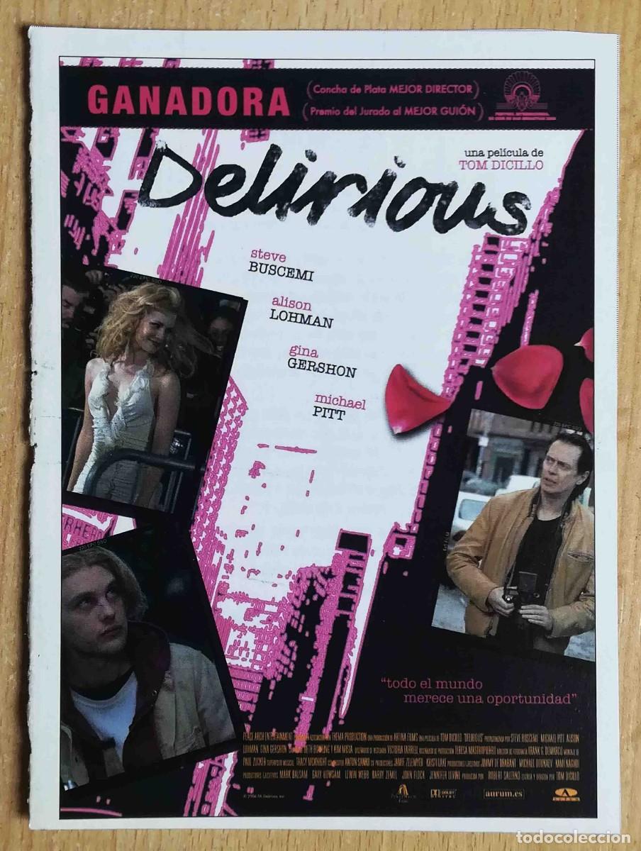 Cine: Delirious 2006 (Steve Buscemi, Michael Pitt, Alison Lohman) Programa de mano revista acci&oacute;n