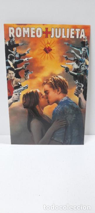 Cine: POSTAL DE ROMEO Y JULIETA . LEONARDO DICAPRIO Y CLAIRE DANES . SIN CIRCULAR . ORIGINAL A&Ntilde;O 1996