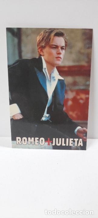 Cine: POSTAL DE ROMEO Y JULIETA . LEONARDO DICAPRIO Y CLAIRE DANES . SIN CIRCULAR . ORIGINAL A&Ntilde;O 1996