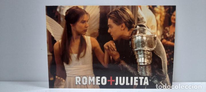 Cine: POSTAL DE ROMEO Y JULIETA . LEONARDO DICAPRIO Y CLAIRE DANES . SIN CIRCULAR . ORIGINAL A&Ntilde;O 1996