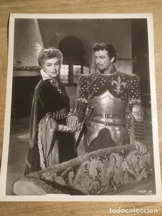 Cine: aventuras de quintin durward robert taylor kay kendall foto original reposicion 1981