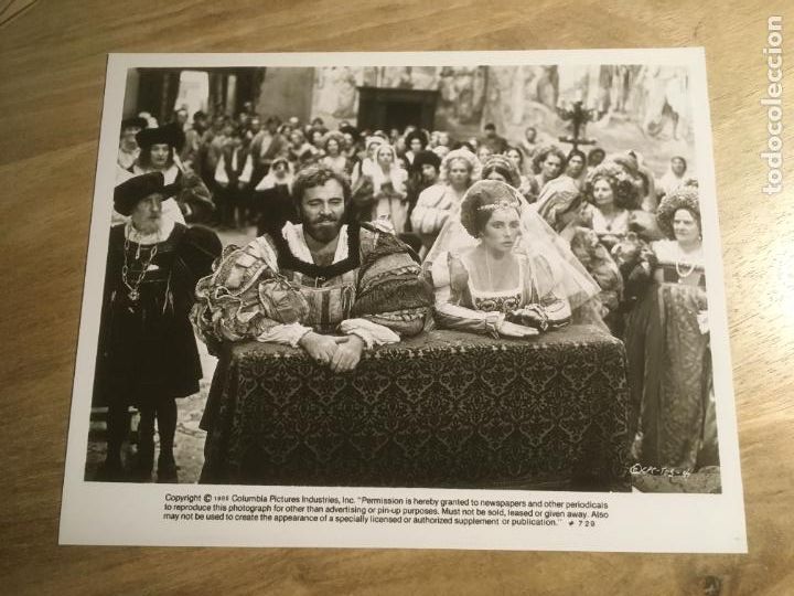Cine: la mujer indomable taming of schrew elizabeth taylor richard burton foto original reposicion 1985