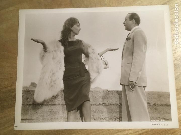 Cine: sofia loren la millonaria foto original estreno
