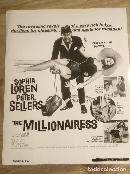 Cine: sofia loren la millonaria foto original estreno