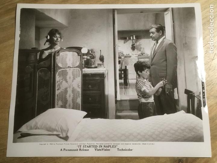 Cine: capri it started in naples sofia loren clark gable foto americana original estreno
