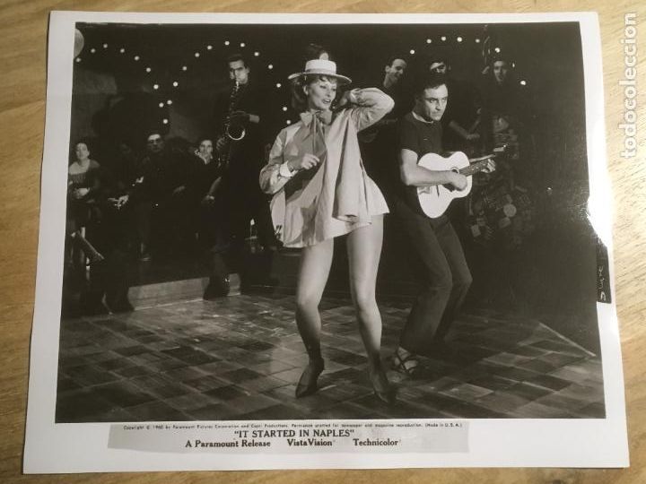 Cine: capri it started in naples sofia loren clark gable foto americana original estreno