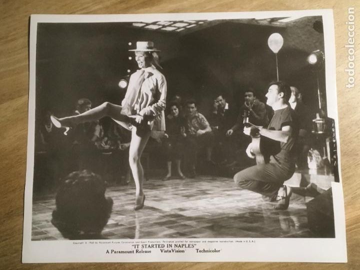 Cine: capri it started in naples sofia loren clark gable foto americana original estreno