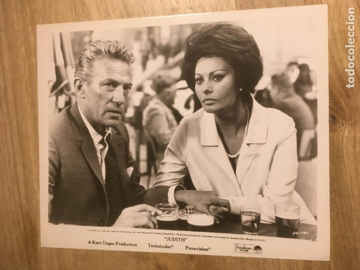 Cine: judith la venus de la ira sofia loren peter finch foto americana original estreno