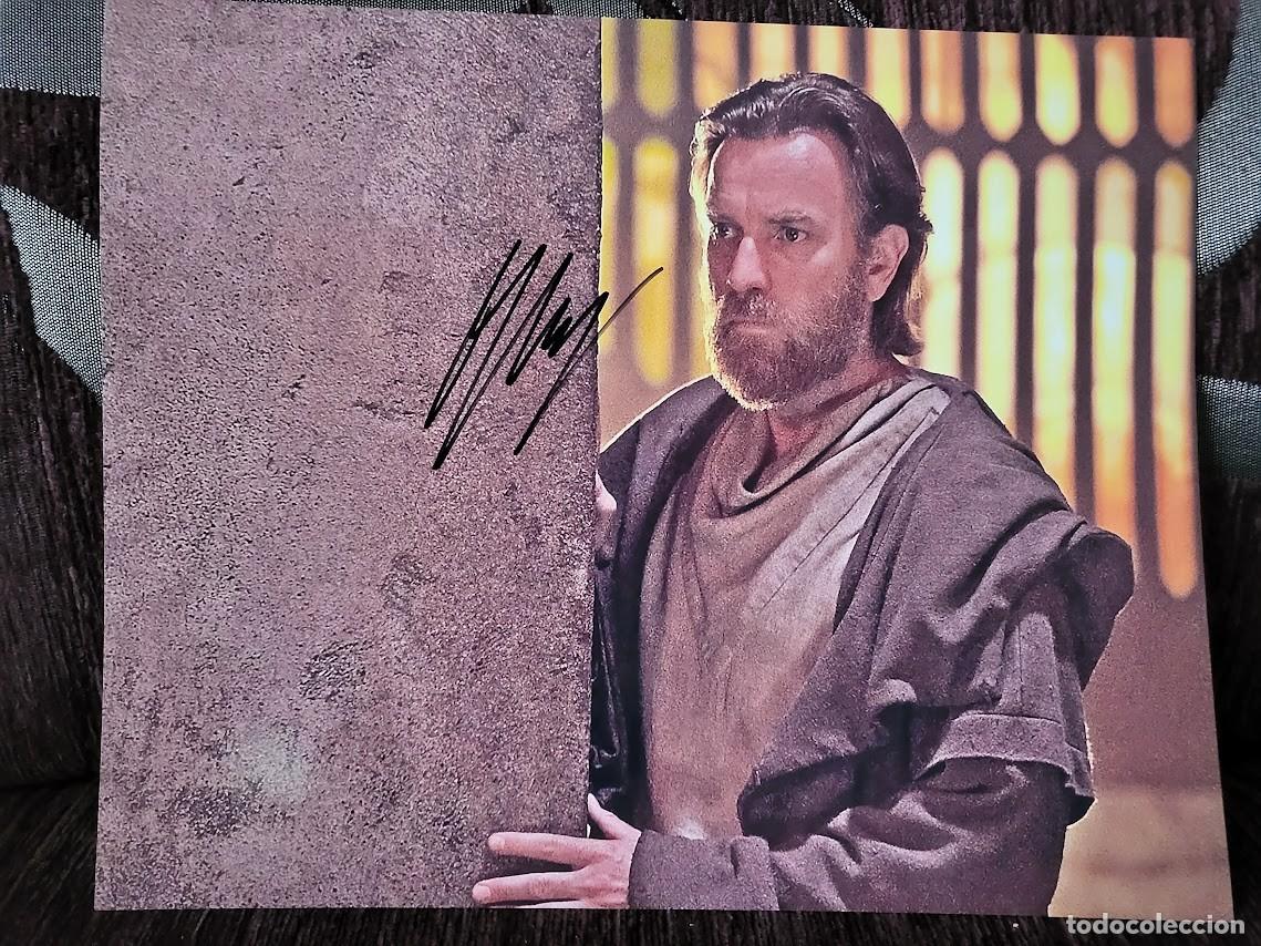 Cine: FOTOGRAFIA ORIGINAL DE EWAN MCGREGOR FIRMADA