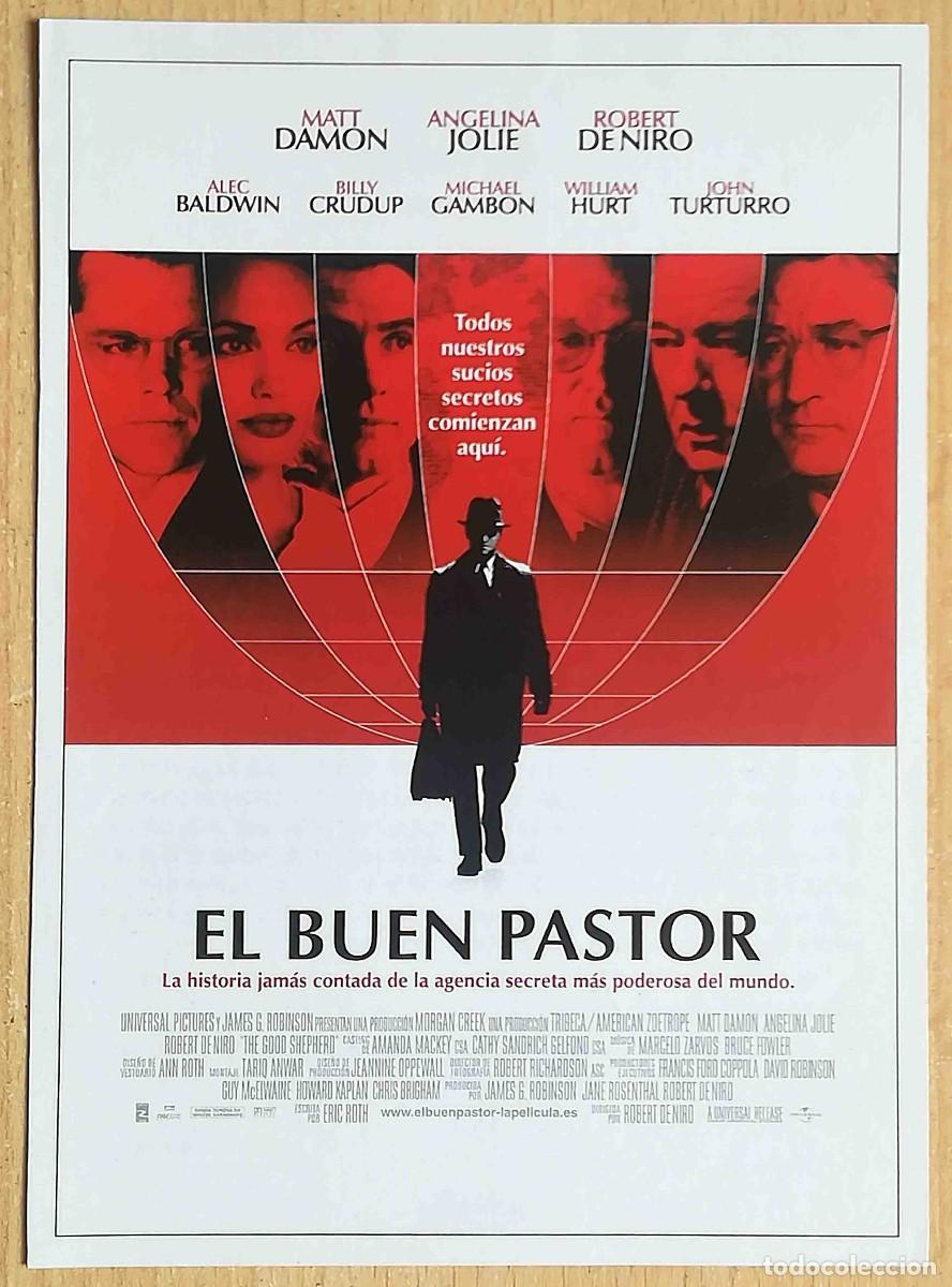 Cine: El buen pastor. Robert De Niro 2006 (Matt Damon, Angelina Jolie) Programa de mano revista acci&oacute;n