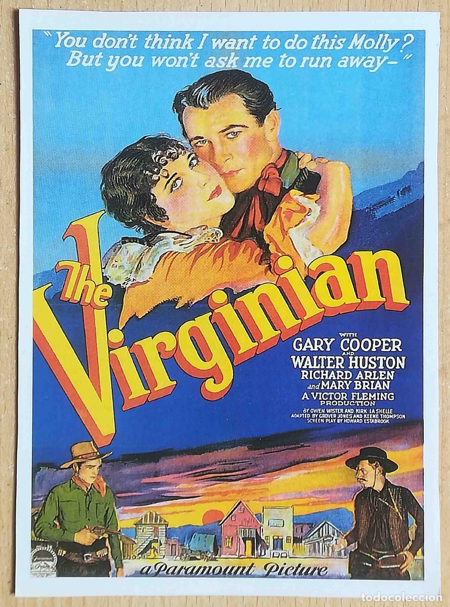 Cine: El virginiano. Victor Fleming 1929 (Gary Cooper, Walter Huston) Programa de mano revista acci&oacute;n