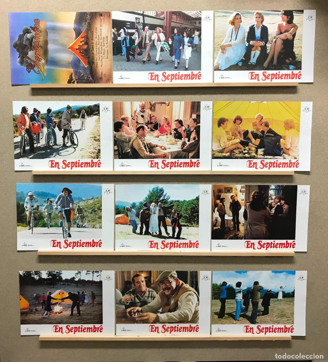 Cinema: EN SEPTIEMBRE - AMPARO BARO, ALVARO DE LUNA - SET COMPLETO 12 FOTOCROMOS