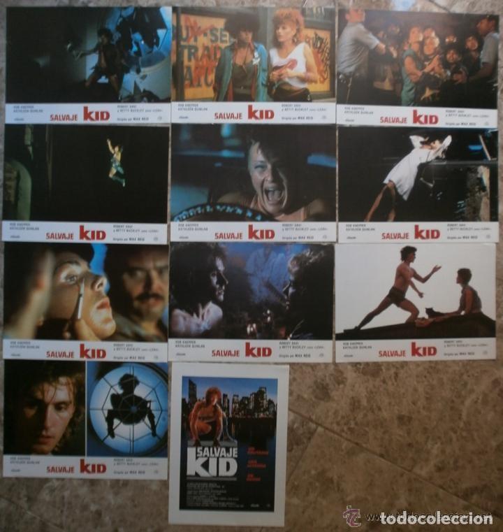 Kino: SALVAJE KID - ROB KNEPPER - SET COMPLETO 11 FOTOCROMOS