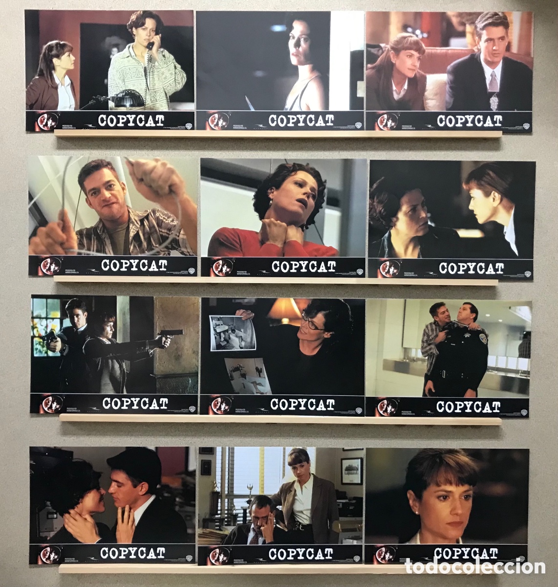 Cine: COPYCAT, SIGOURNEY WEAVER, HOLLY HUNTER, SET COMPLETO 12 FOTOCROMOS