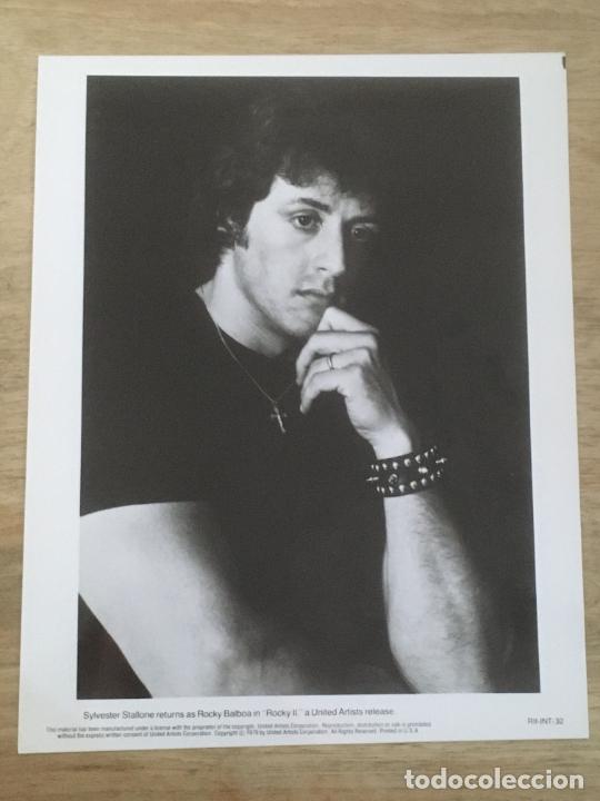 Cine: sylvester stallone foto antigua original B/N