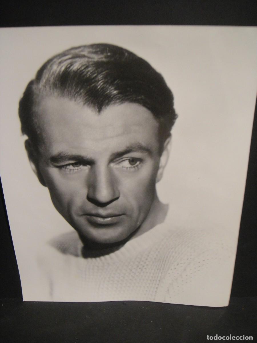 Cine: gary cooper - fotografia 25 x 20 cnt&ordm;