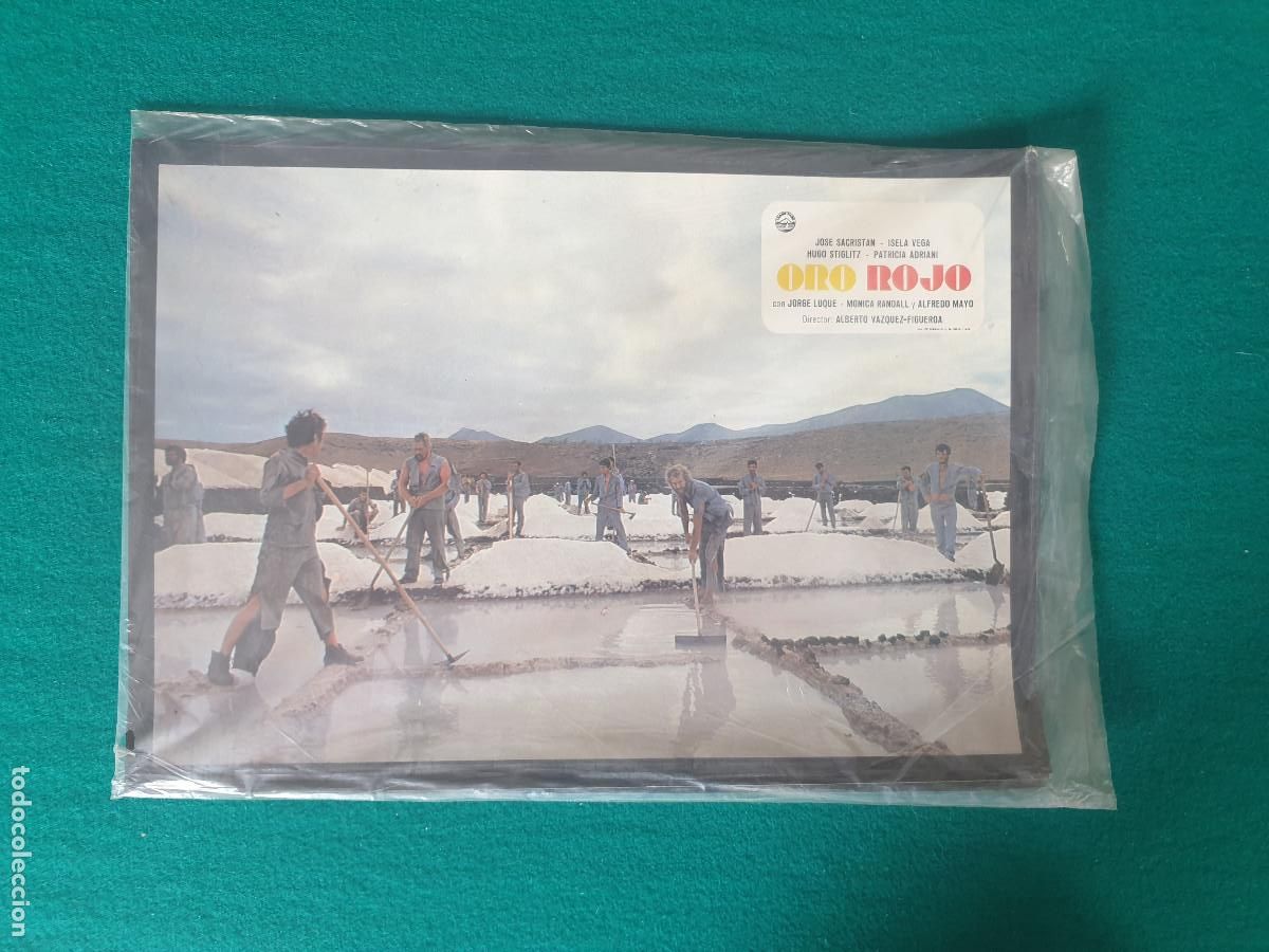 Cinema: ORO ROJO - VAZQUEZ FIGUEROA - COLECCION 12 FOTOCROMOS